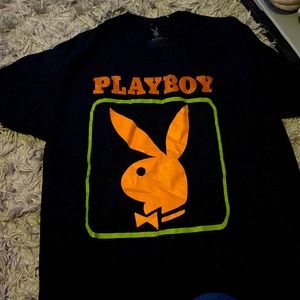 Orange & black Playboy shirt